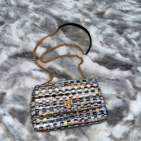 Tory Burch Handbags - Tory Burch - Small Kira Tweed Wool Blend Convertible Shoulder/Crossbody Bag